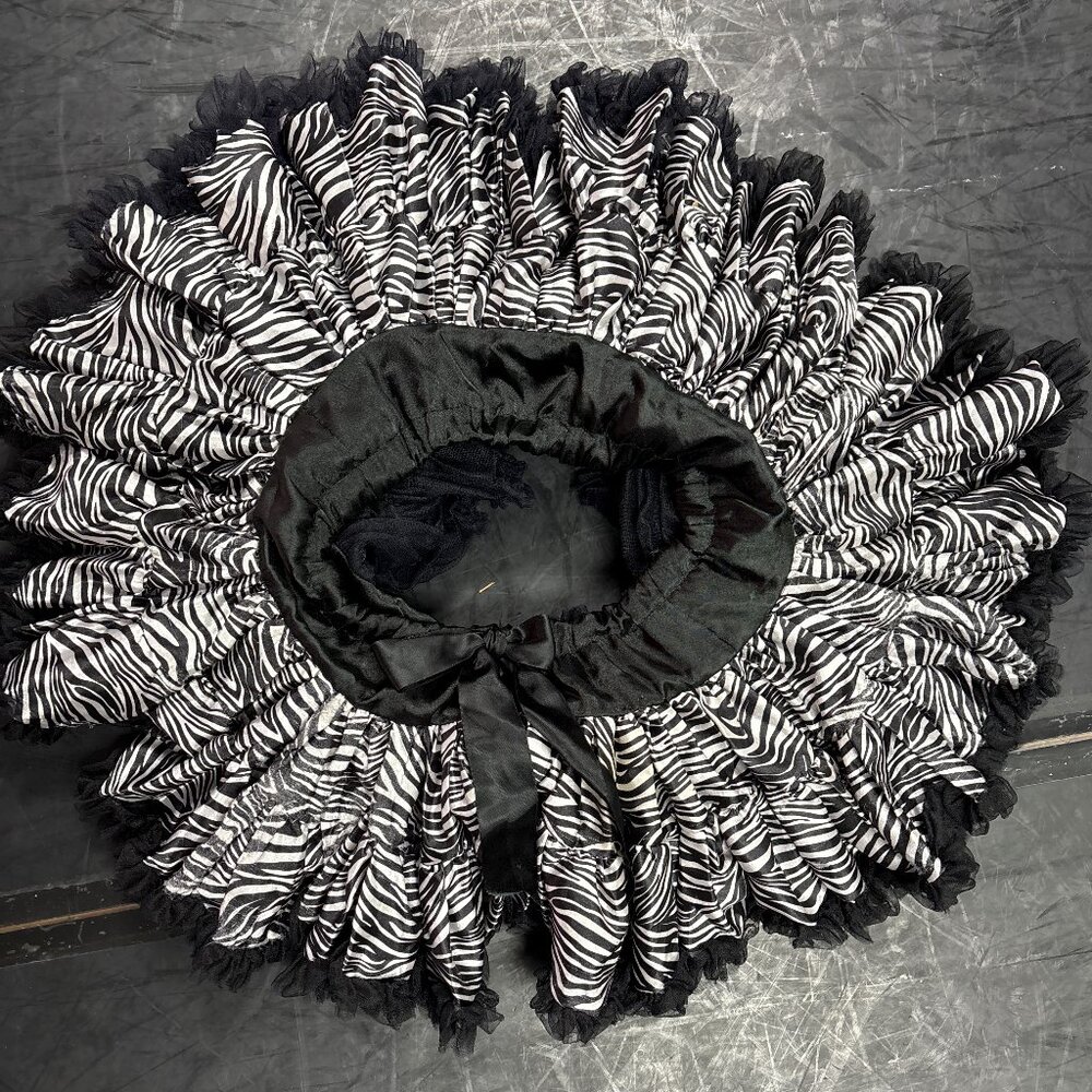 Kids Dance costume Zebra Print skirt